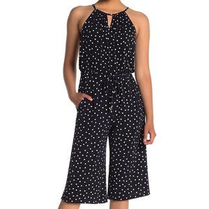 London Times Happy Square Gaucho Jumpsuit
